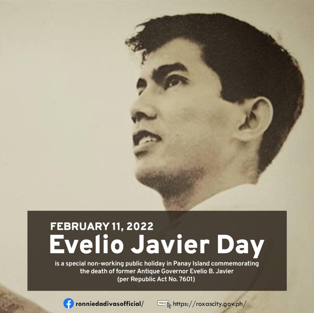 Evelio Javier Day - Roxas City Official Website