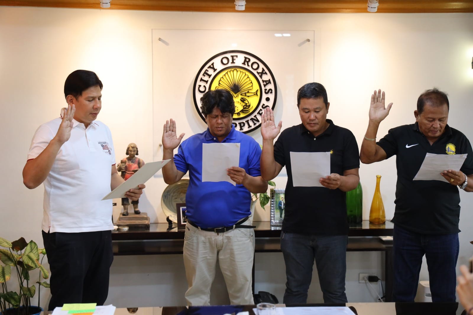 Oath Taking Of Newly Elected Barangay Council Members Of Dumolog Bigger Brighter Better