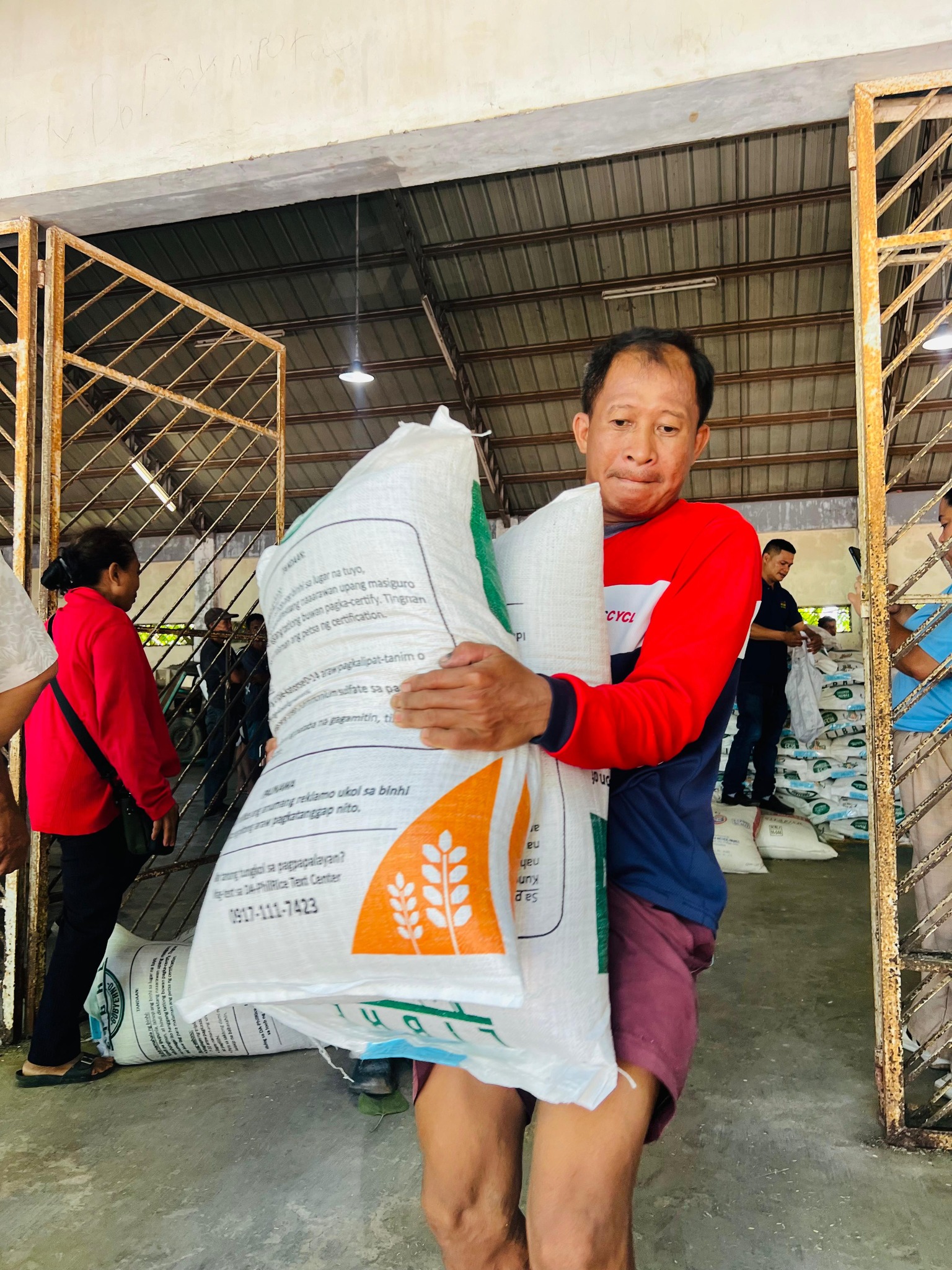 Certified Palay Seeds Distribution At Brgy Adlawan Loctugan Cagay