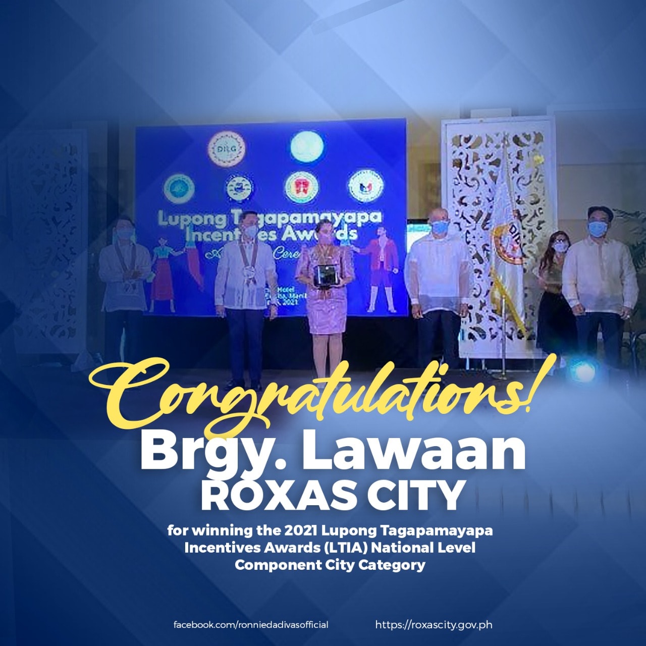 Brgy. Lawaan declared Champion in the 2021 LTIA – National Level ...