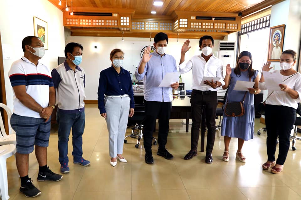 Oath Taking Of The New Members Of The Barangay Councils Of Culasi And Baybay Bigger Brighter