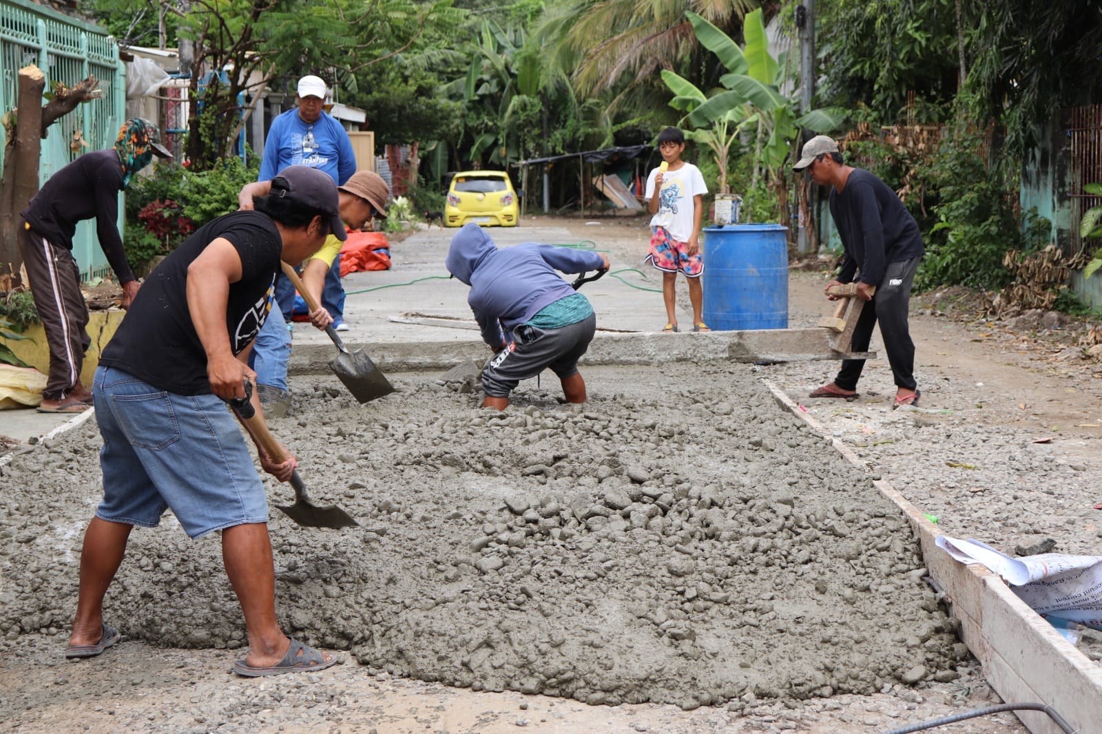 Road Concreting at Hermano, Punta Tabuc starts today - Bigger, Brighter ...