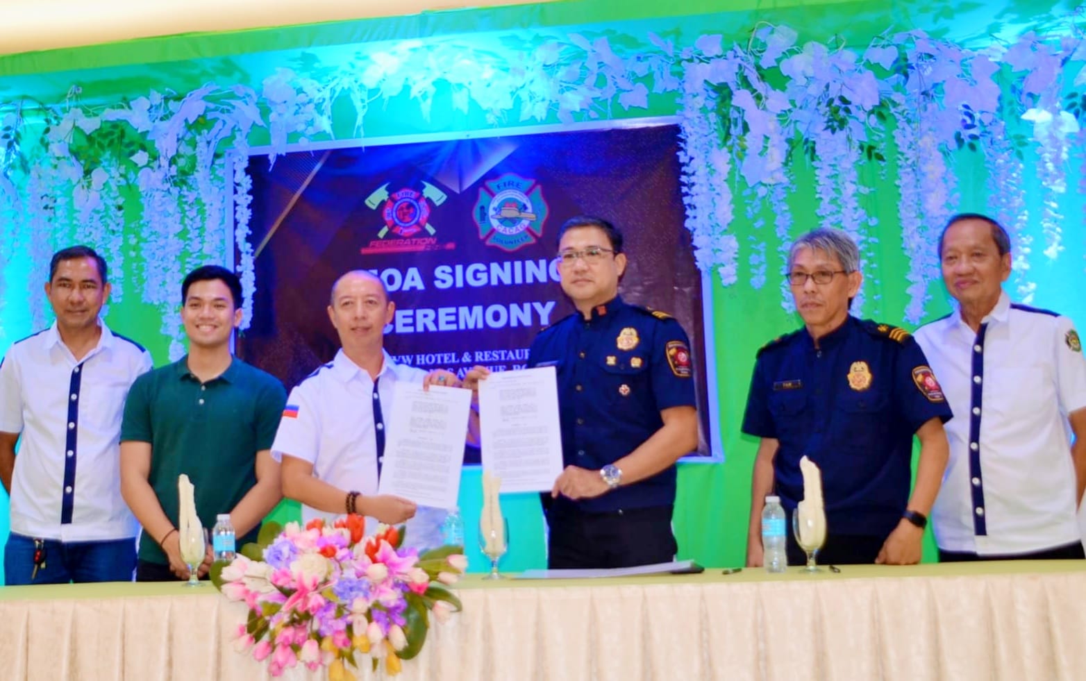 CACAG inks MOA with Federation Iloilo Fire Brigade - Bigger, Brighter ...