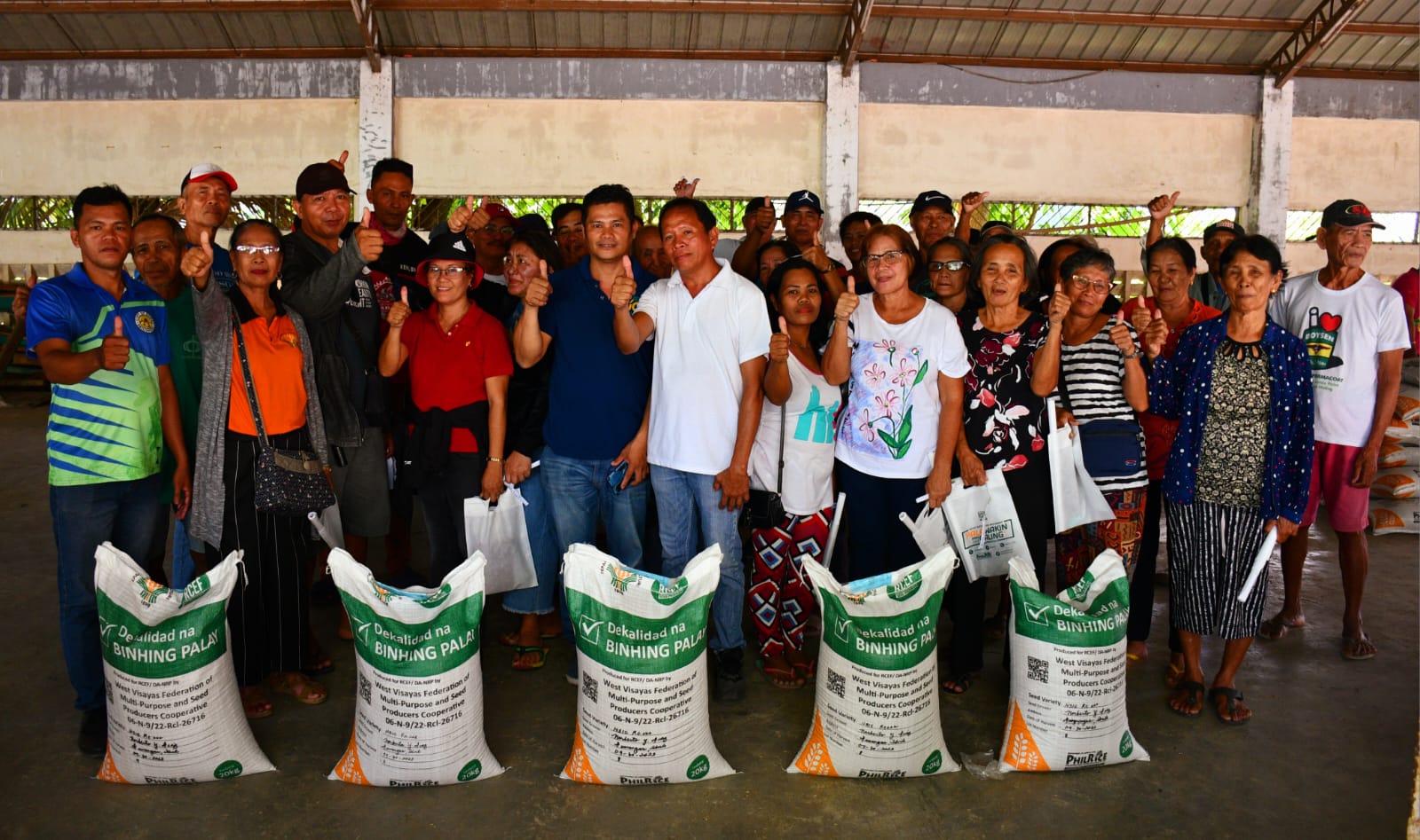 Distribution of Certified Palay Seeds – Brgy. Dinginan and Balijuagan ...